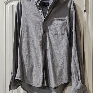 Lucky Brand Heather Gray Polo Shirt